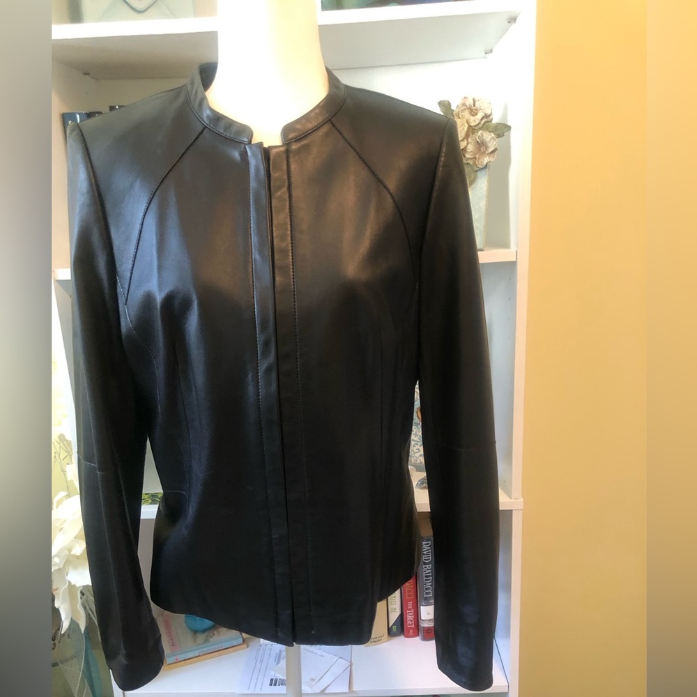 Lafayette 148 Leather Jacket
